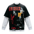 "SEX SELLS" Thermal Layered T-Shirt