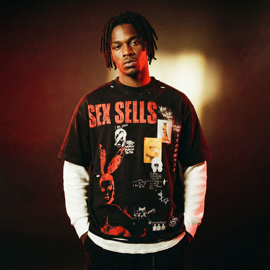 "SEX SELLS" Thermal Layered T-Shirt