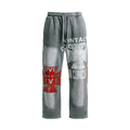 "DISCOVER" Sunfaded Grey Sweatpants