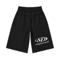 VD 3/4 Double-Waist Vintage Shorts in black