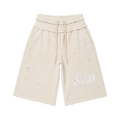 VD 3/4 Double-Waist Vintage Shorts in light grey