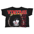 Vintage Rock Tee black, front graphic