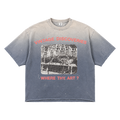 "WHERE THY ART?" Sunfaded Distressed T-Shirt